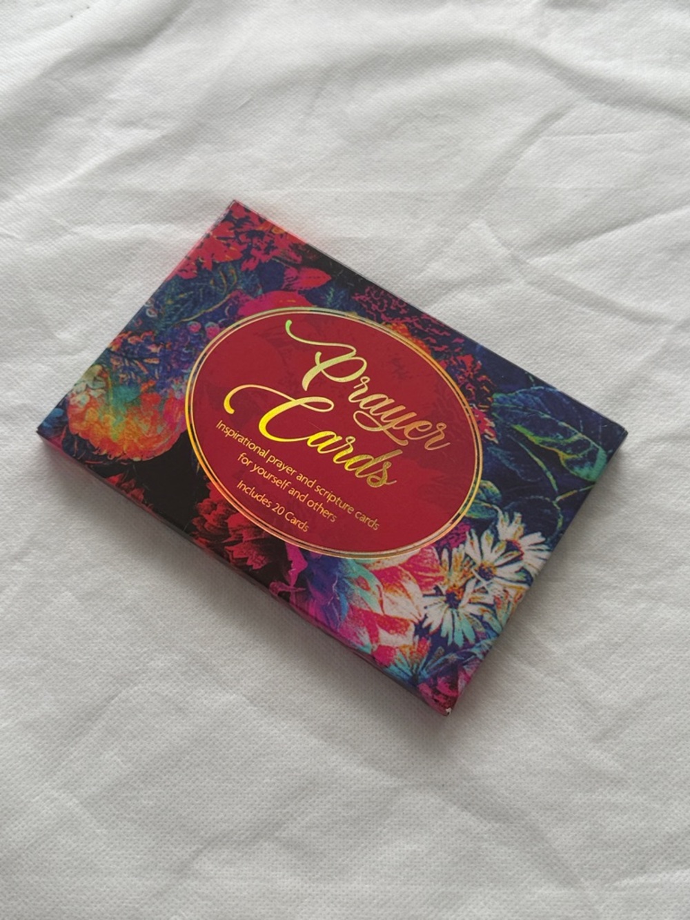 20 Prayer and Scripture Cards 10 Pink + 10 Green Cards NIB